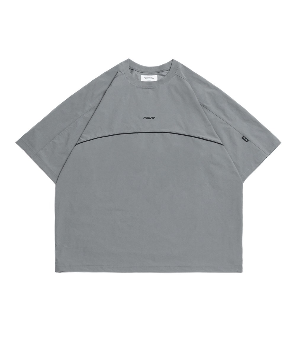 出芽飾邊上衣 MATTE NYLON WATER-REPELLENT T-