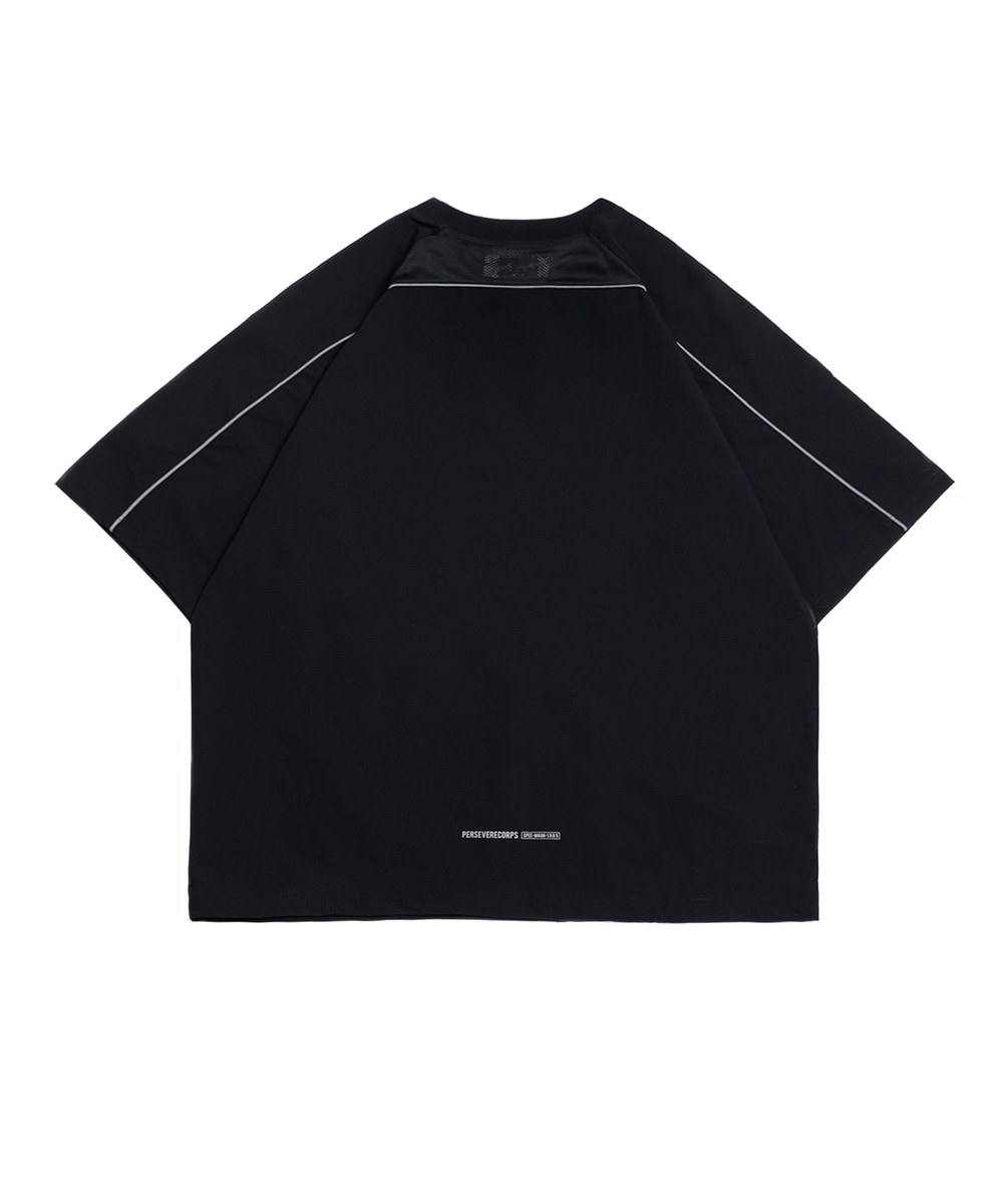 出芽飾邊上衣 MATTE NYLON WATER-REPELLENT T-