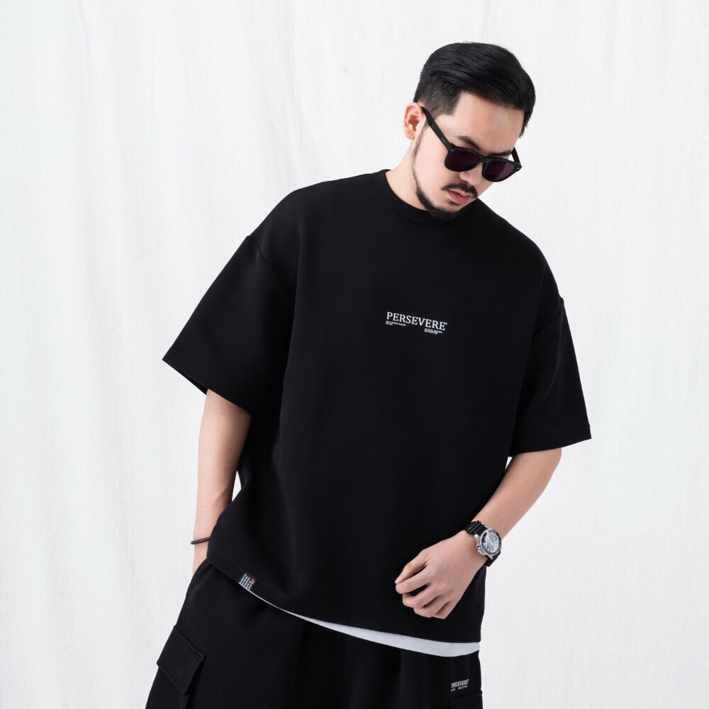 寬版棉套裝上衣 LOOSE FIT COTTON T SHIRT