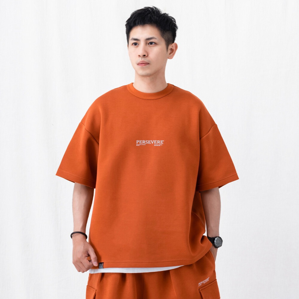 寬版棉套裝上衣 LOOSE FIT COTTON T SHIRT