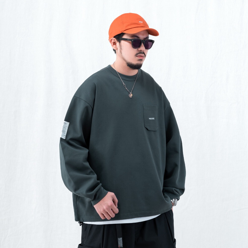 定番口袋長TEE CLASSIC LS POCKET T-SHIRT