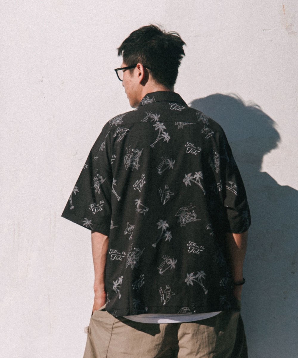 滿版襯衫 OCEAN ELEMENTS GRAPHIC ALLOVER SHIRT