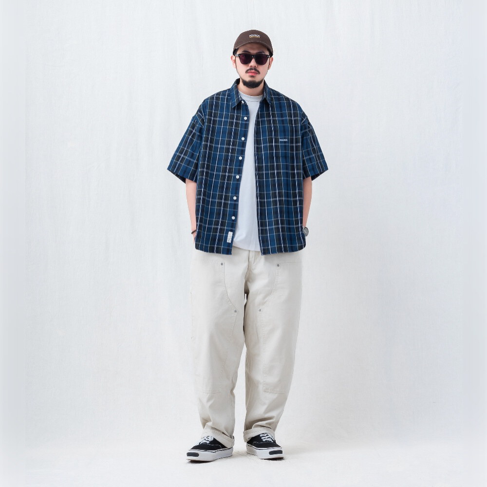 寬版短袖襯杉 LOOSE-FIT POCKET SHIRT
