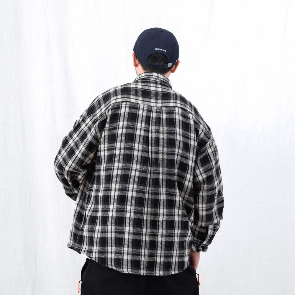 寬版長袖襯衫 loose-fit LS shirt