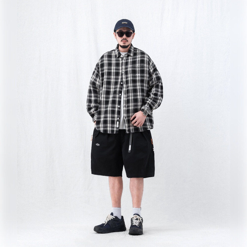 寬版長袖襯衫 loose-fit LS shirt