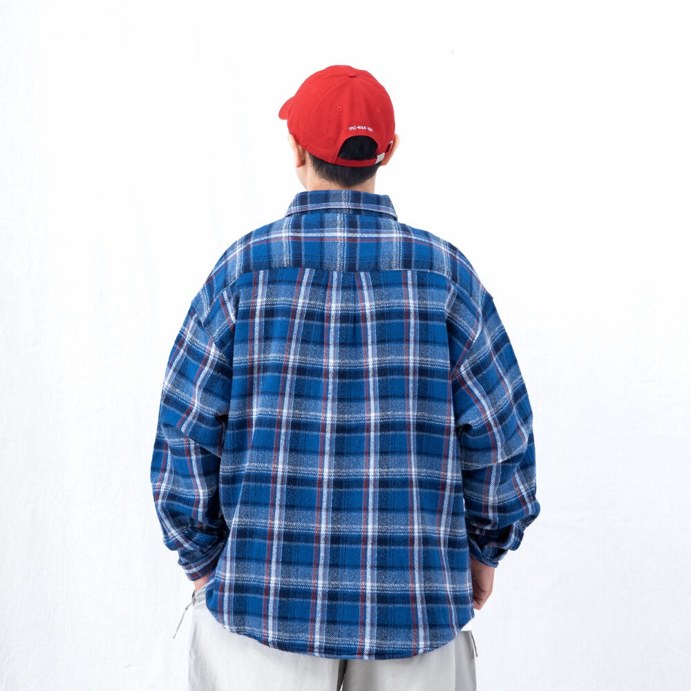 寬版長袖襯衫 loose-fit LS shirt