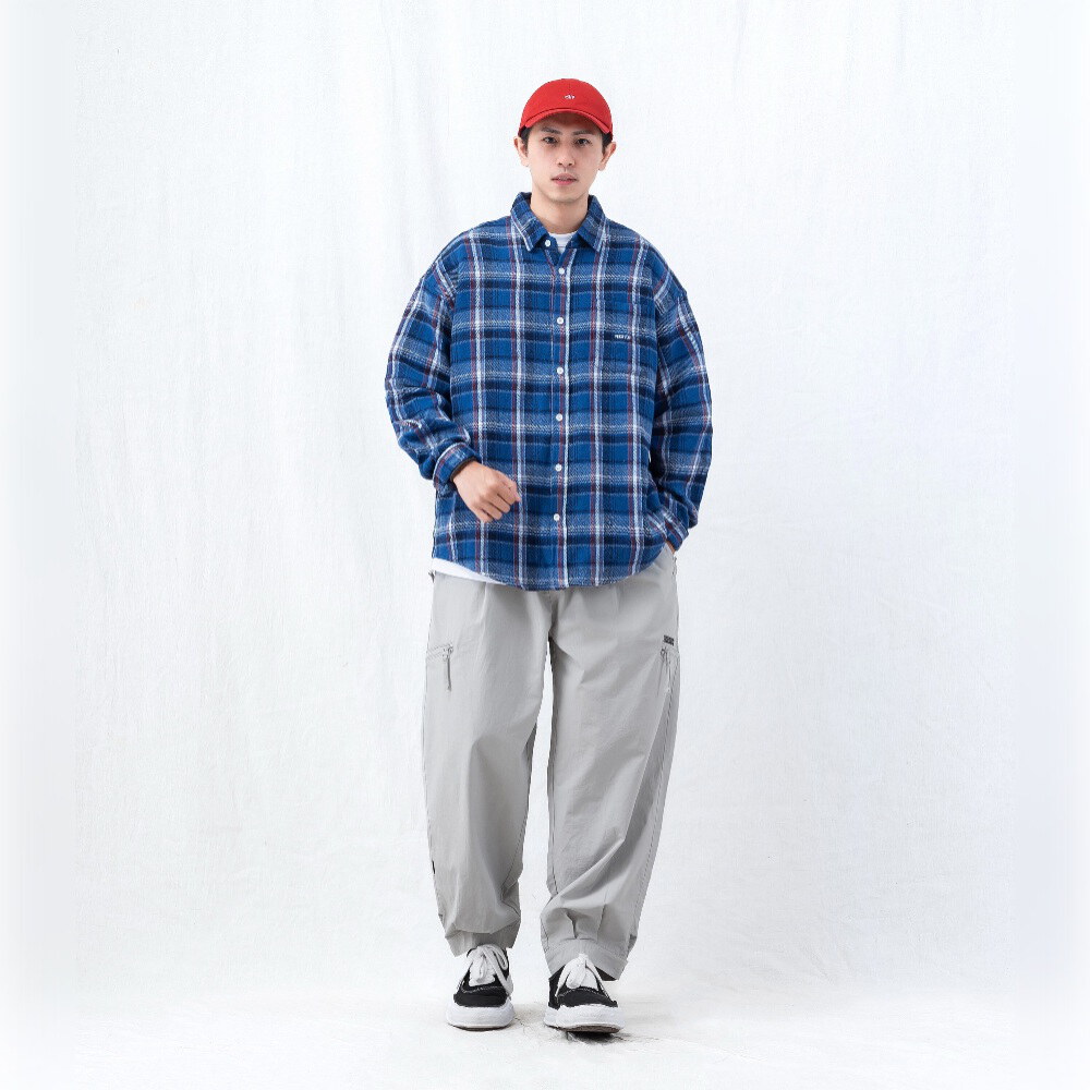 寬版長袖襯衫 loose-fit LS shirt