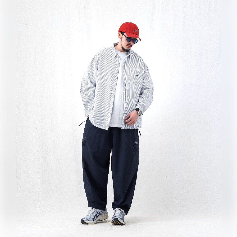 寬版長袖襯衫 loose-fit LS shirt