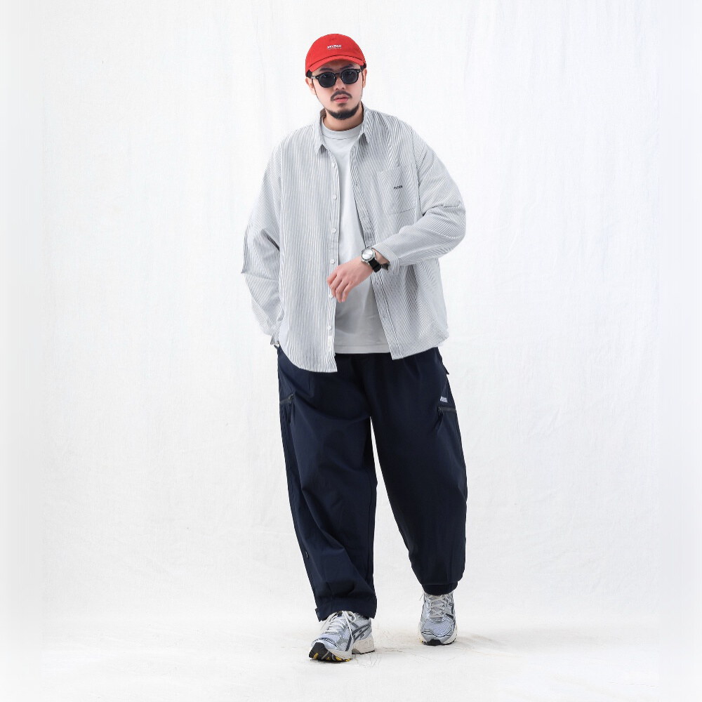 寬版長袖襯衫 loose-fit LS shirt