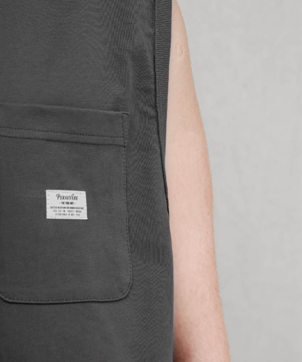 寬肩口袋背心 CLASSIC POCKET SLEEVELESS T-SHIRT