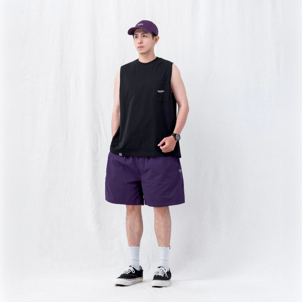 口袋寬肩背心 WIDE-SHOULDER POCKET TANK TOP