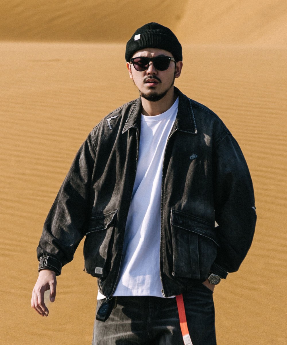 PERSEVERE 週年限定-破壞牛仔外套