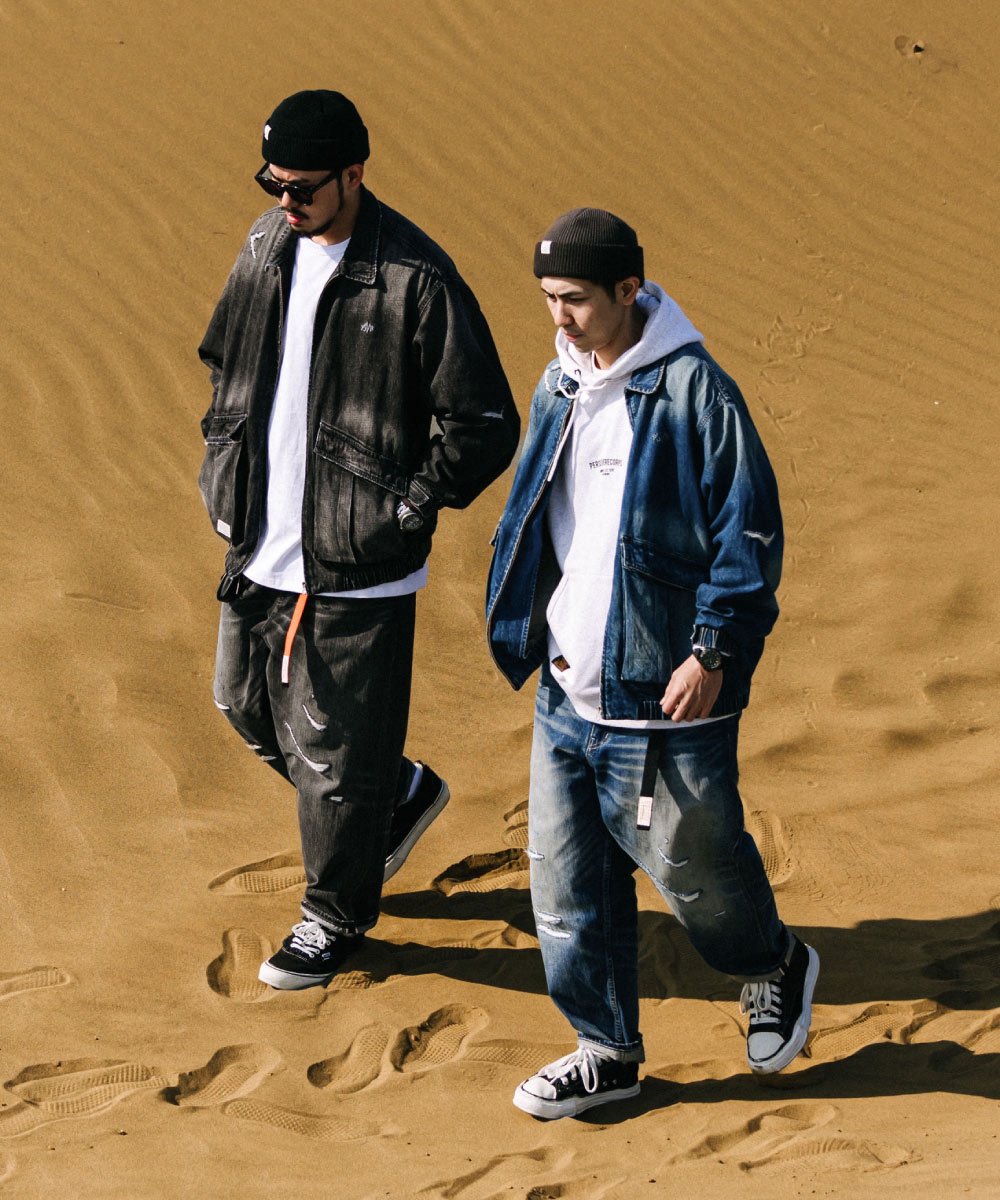 PERSEVERE 週年限定-破壞牛仔外套