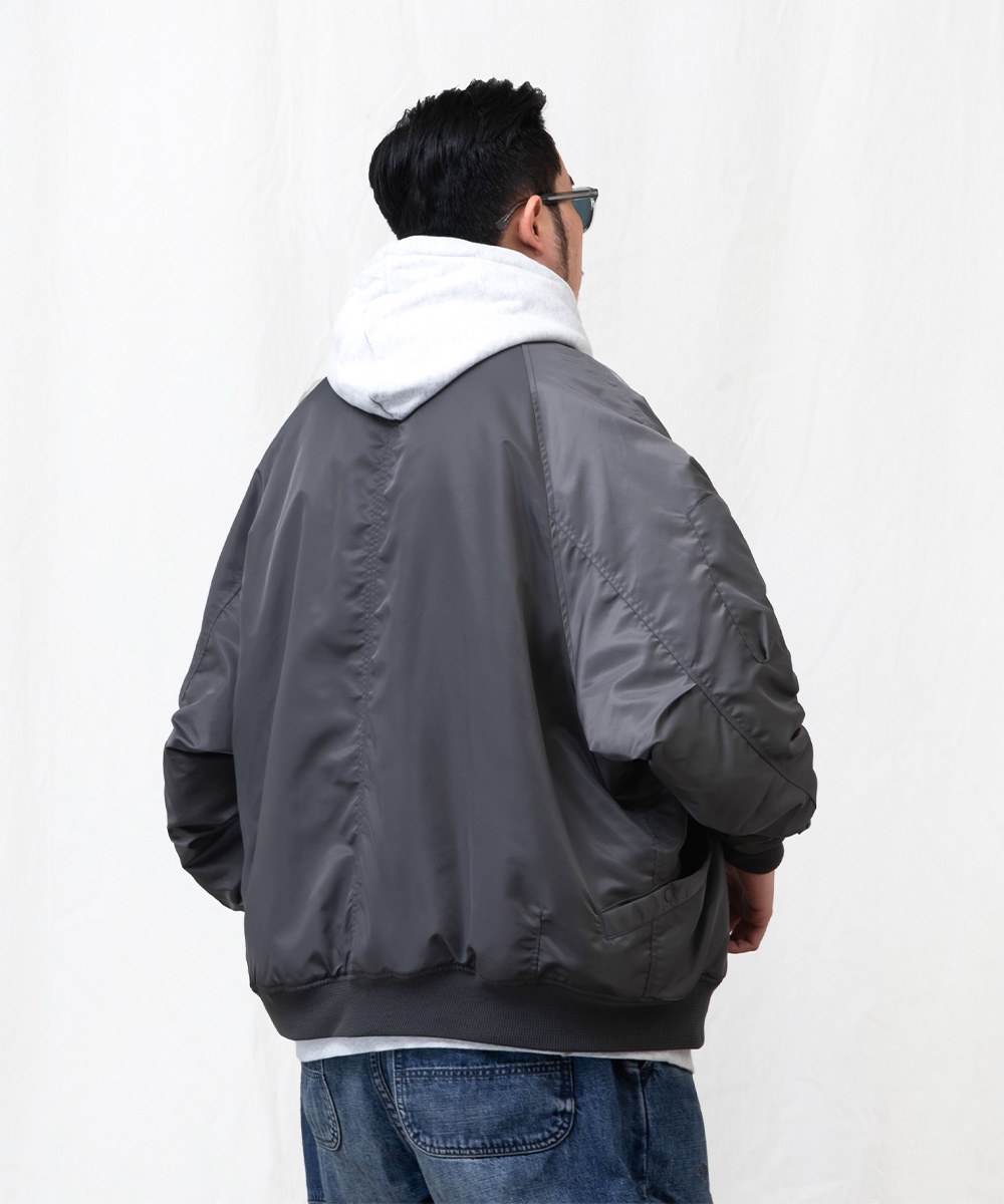 防潑水鋪棉飛行 MA-1外套 water-repellent padded MA-1 jacket