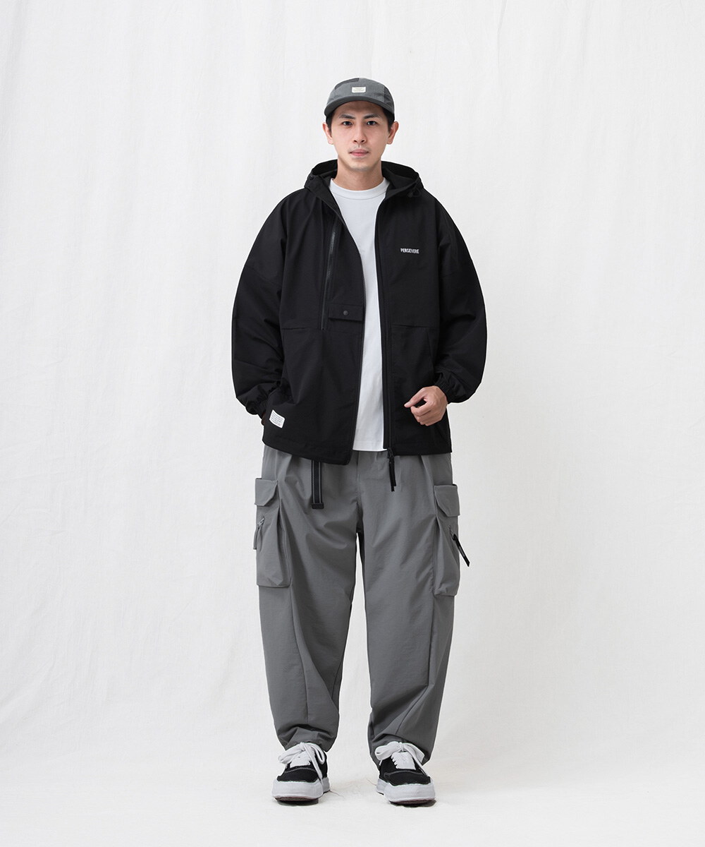 防潑水連帽外套 WATER-REPELLENT PULLOVER SHELL JACKET