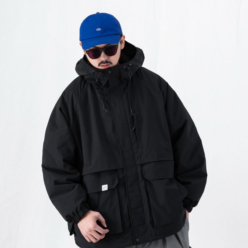 多功能連帽鋪棉外套