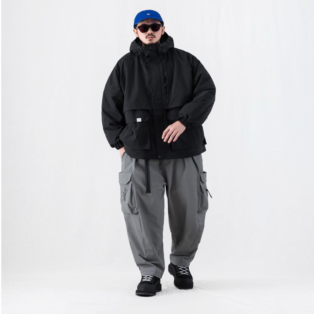 多功能連帽鋪棉外套