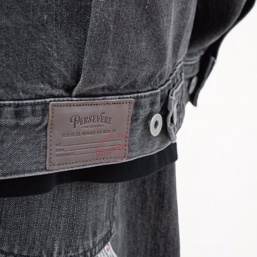 限定抽鬚牛仔外套 vintage washed frayed denim jacket