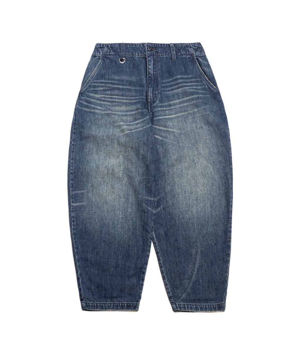 水洗貓鬚牛仔長褲 ENZYME-STONEWASHED HIGE JEANS