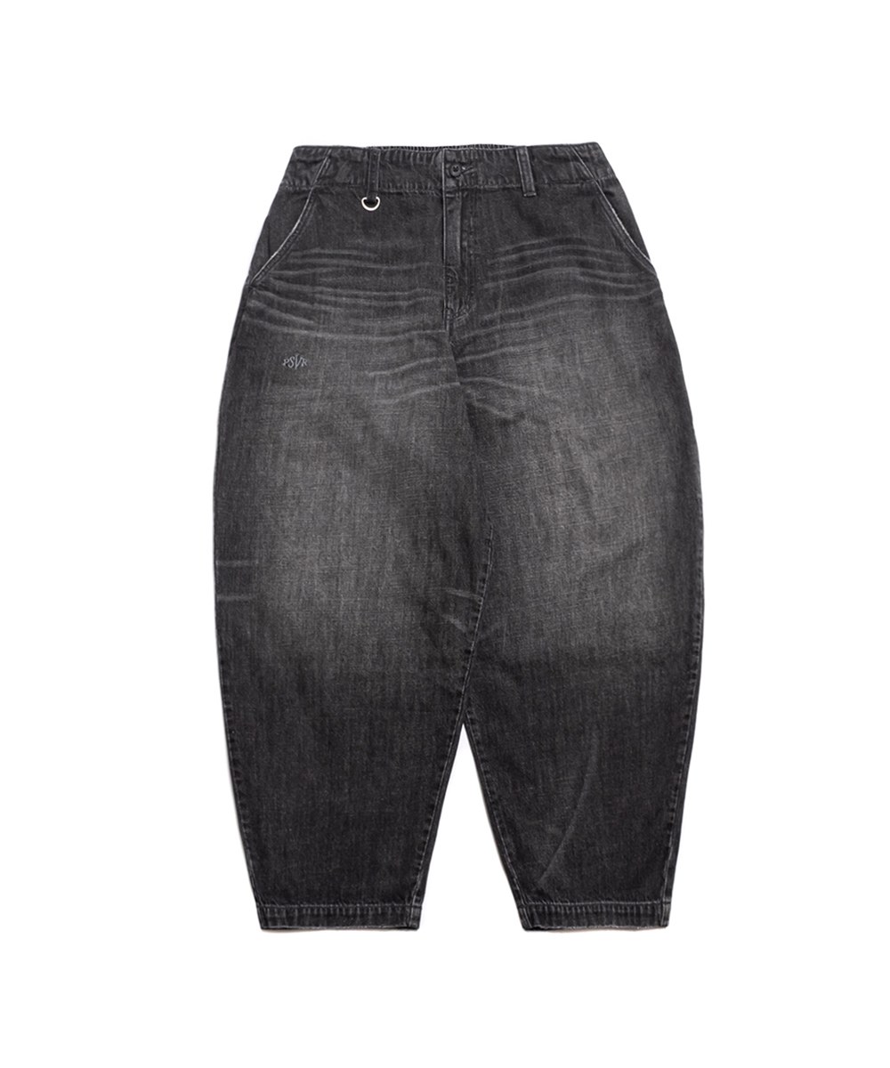 水洗貓鬚牛仔長褲 ENZYME-STONEWASHED HIGE JEANS