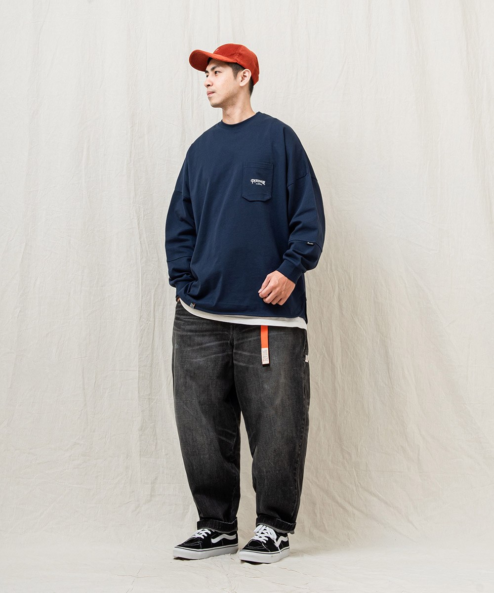 水洗貓鬚牛仔長褲 ENZYME-STONEWASHED HIGE JEANS