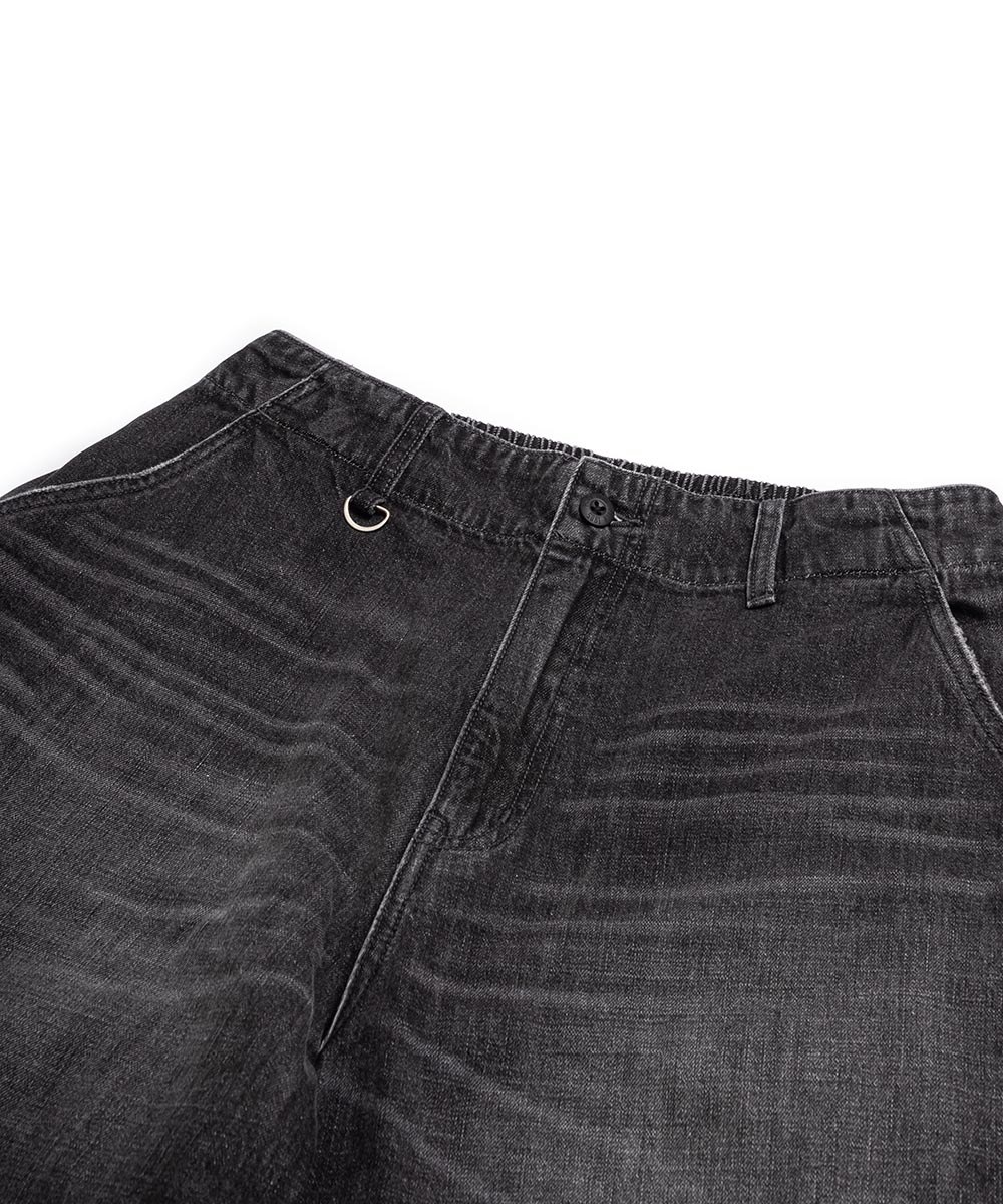 水洗貓鬚牛仔長褲 ENZYME-STONEWASHED HIGE JEANS