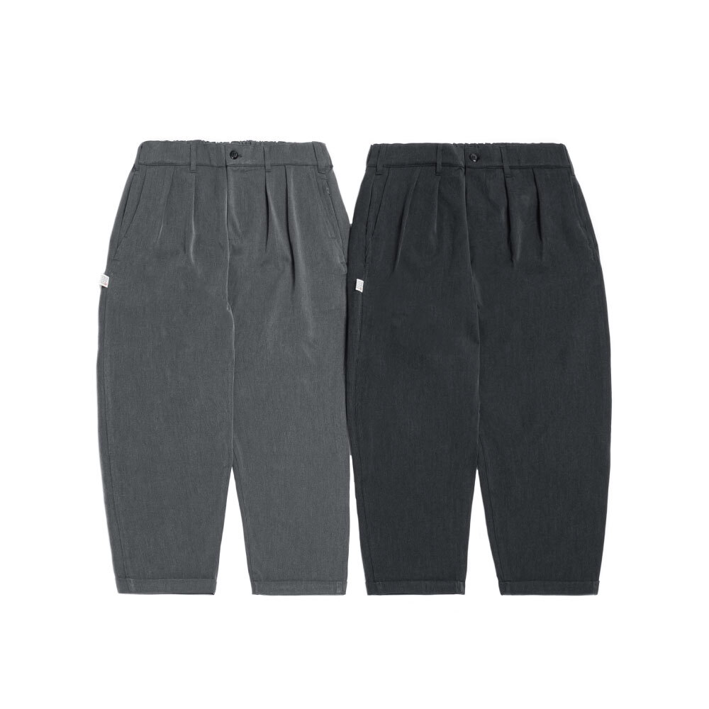 西裝面料打摺錐形褲