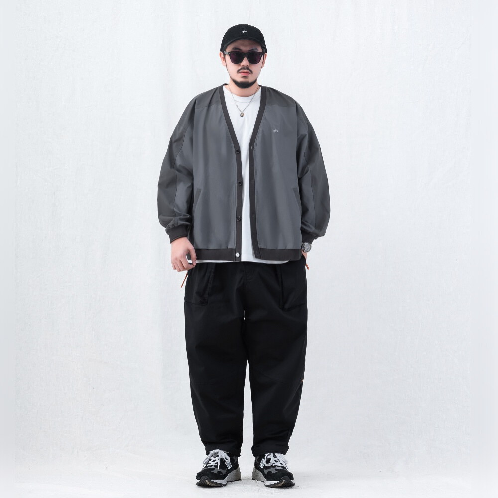 海軍長褲 ENZYME-WASHED TAPERED PANTS