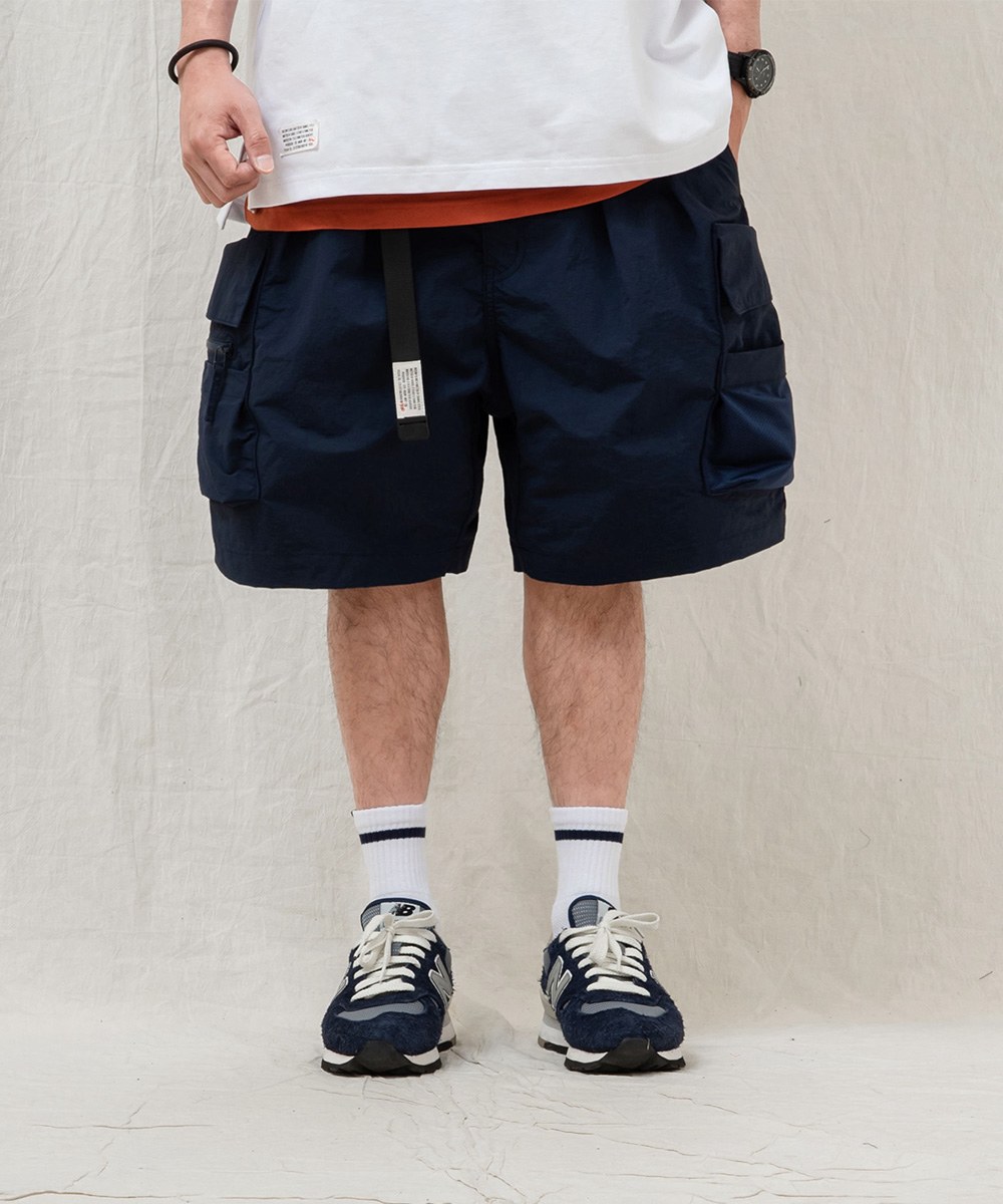 防潑水尼龍軍短褲 WATER-REPELLENT NYLON CARGO SHORTS