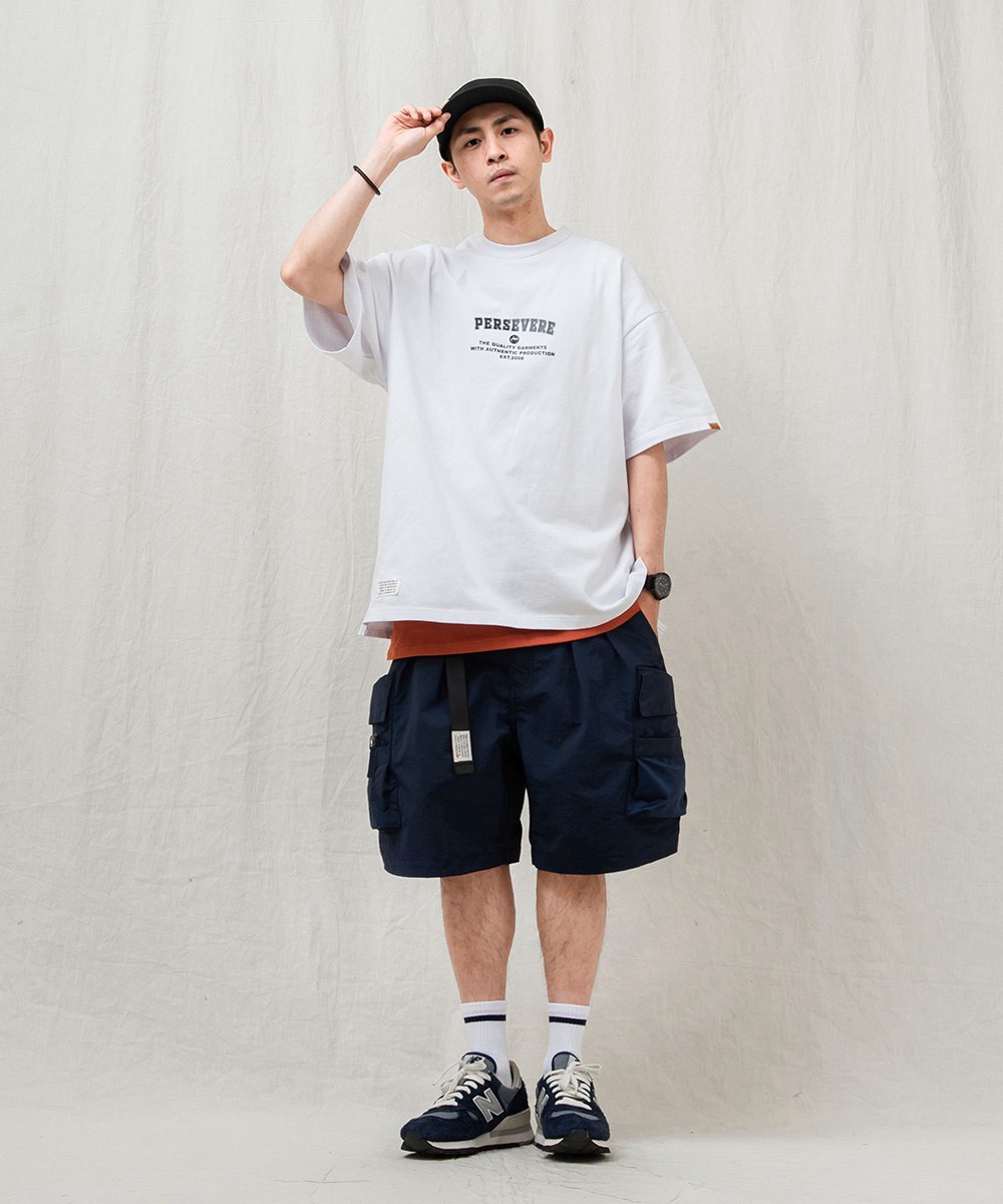 防潑水尼龍軍短褲 WATER-REPELLENT NYLON CARGO SHORTS
