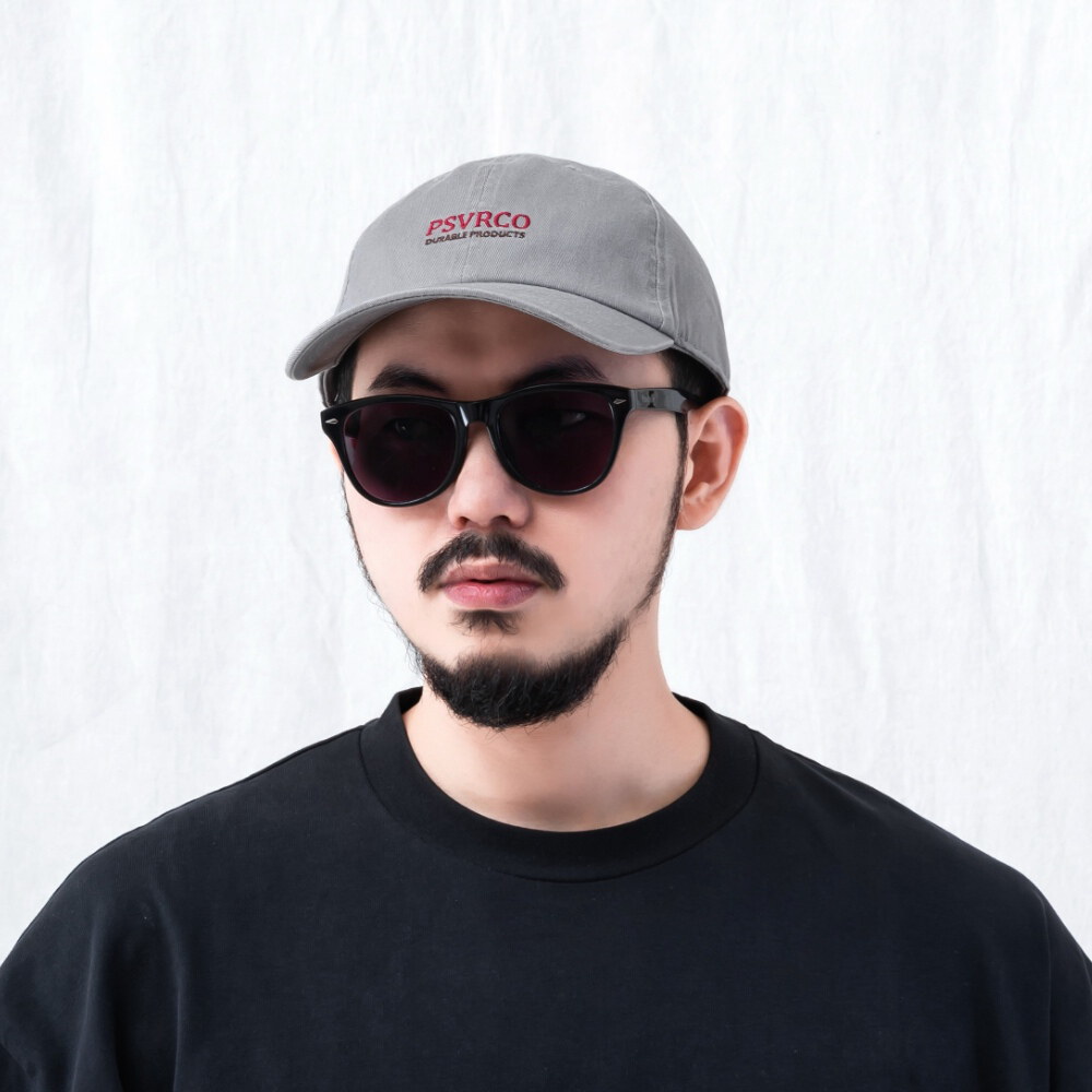 品牌斜紋老帽 SLOGAN TWILL DAD CAP