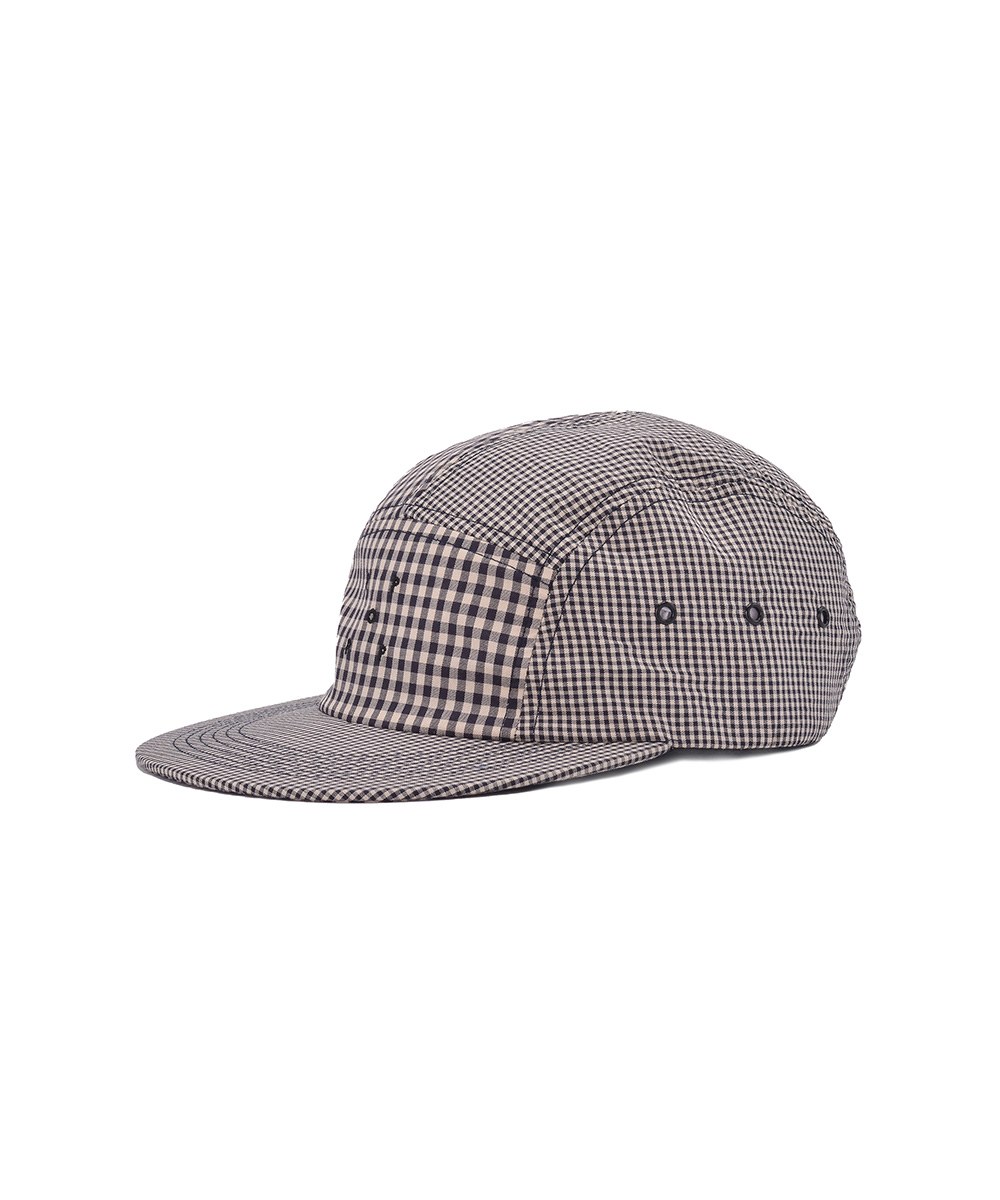 格紋五片帽 five panel hat