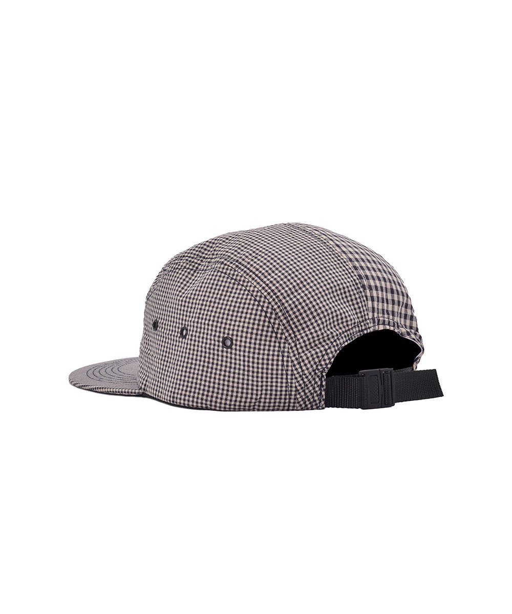 格紋五片帽 five panel hat