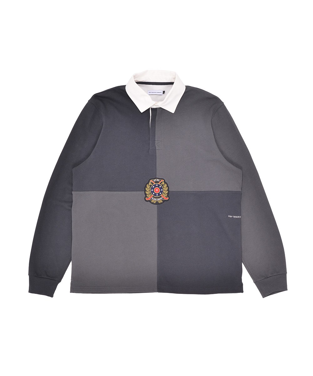 長袖橄欖球衫 royal rugby polo