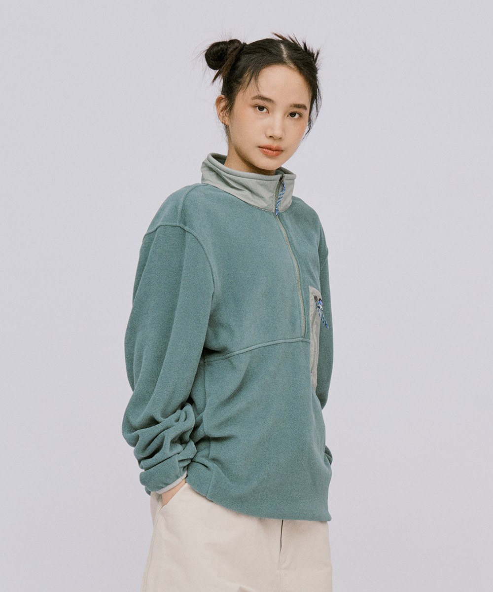 抓絨套頭上衣 Ms Microdini Half Zip Pullover