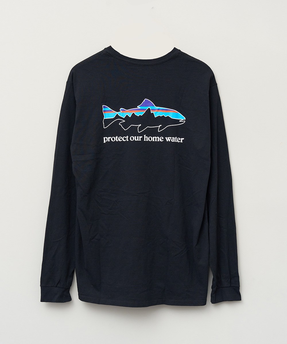 環保長袖TEE Ms LS Home Water Trout Responsibili-Tee