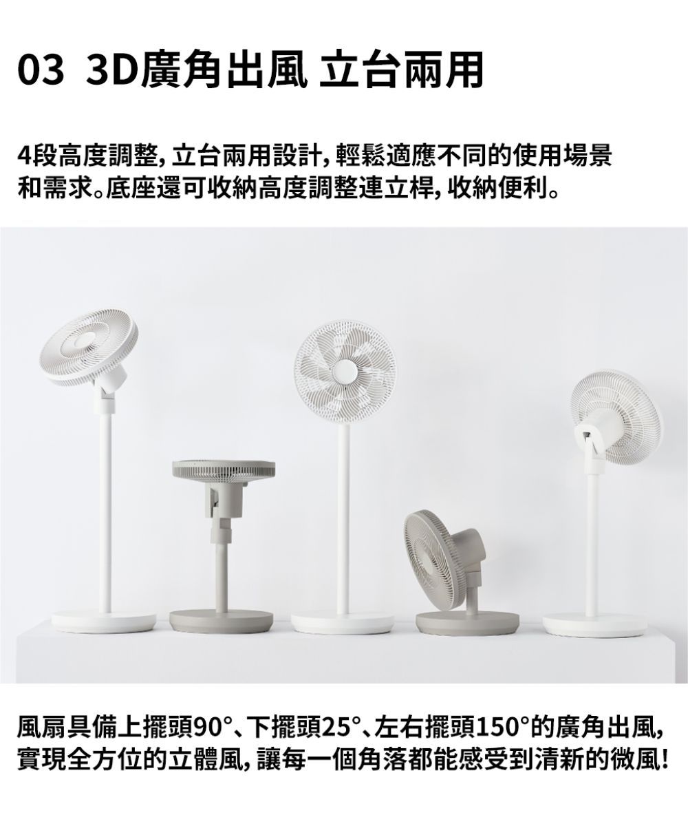 recolte Cordless Circulation Fan 無線循環電風扇