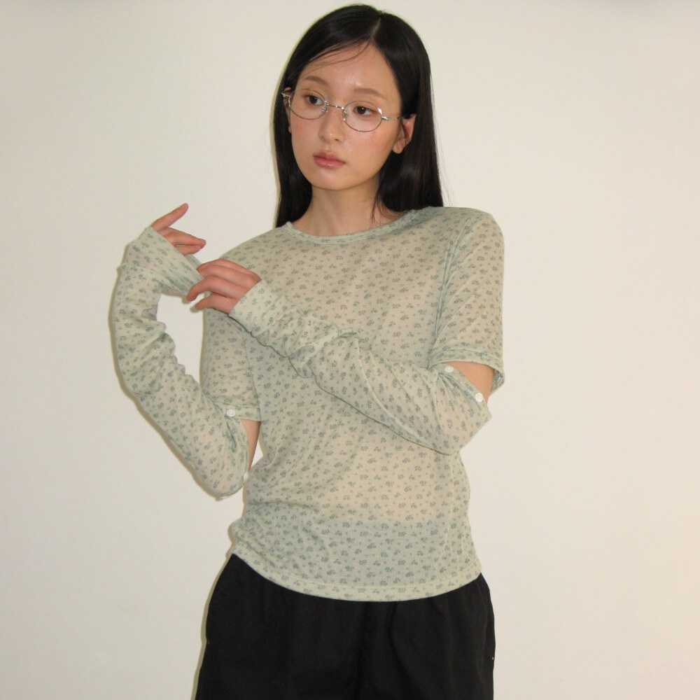 可拆式上衣 DETACHABLE BUTTON SLIM LONG SLEEVE