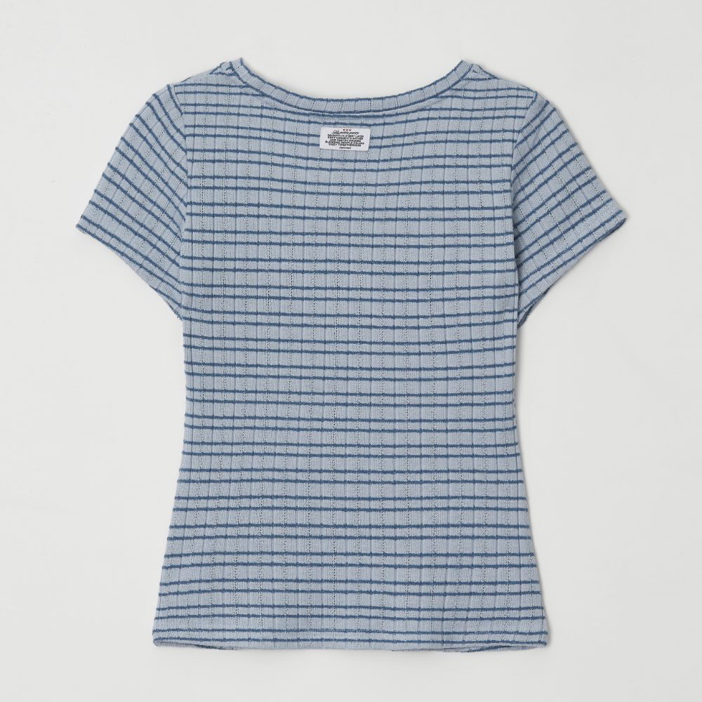 條紋短袖上衣 STRIPE SLIM FIT SHORT SLEEVE