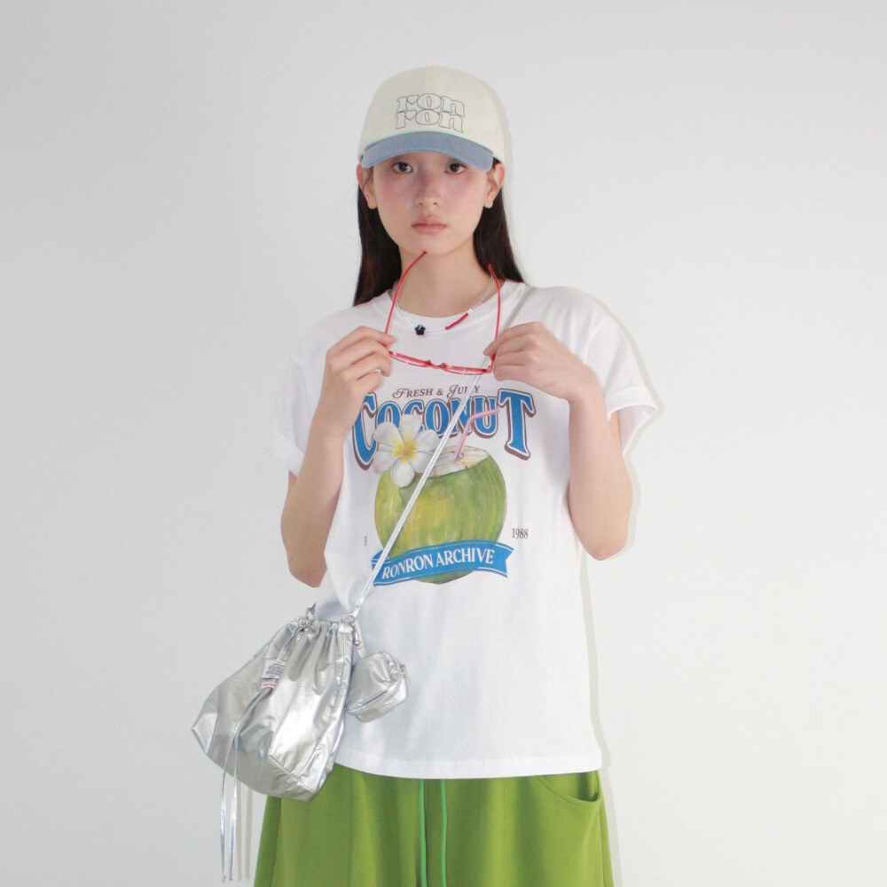 椰子圖案上衣 VINTAGE COCONUT BASIC FIT T SHIRT