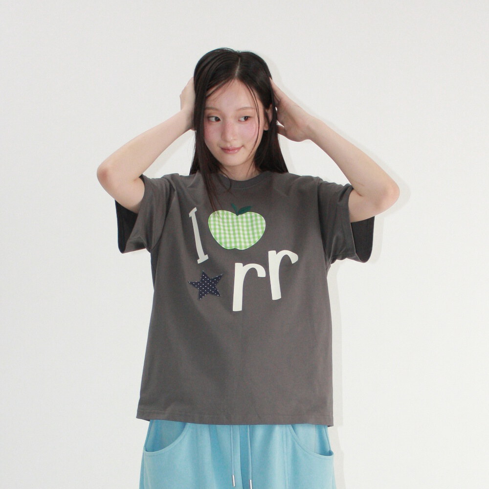 印花短袖上衣 I RR APPLIQUE BASIC FIT T SHIRT