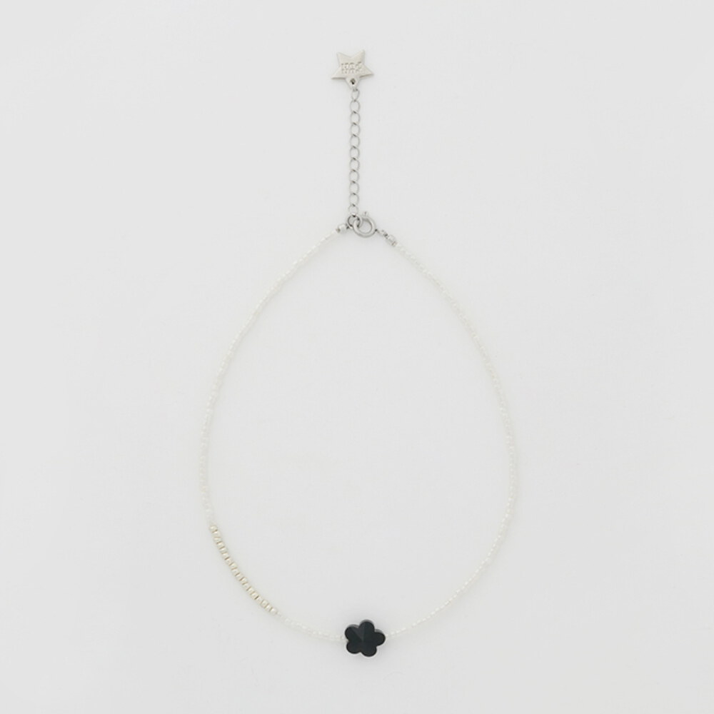 花朵串珠項鍊 FLOWER MINI BEADS NECKLACE
