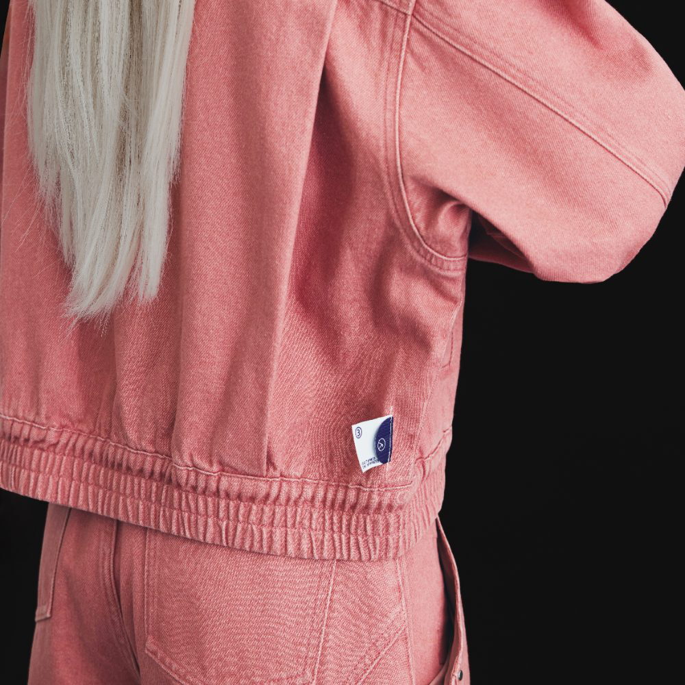 Stand Collar Denim Jacket