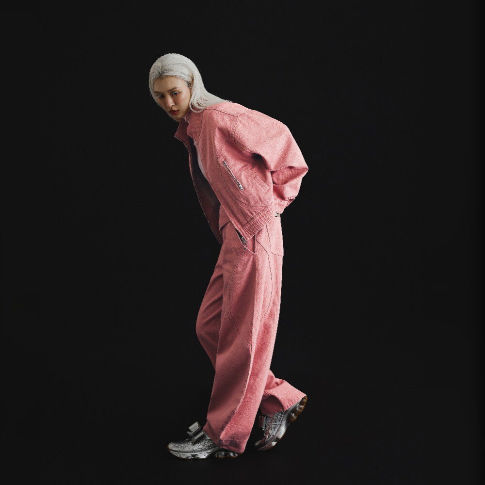 Stand Collar Denim Jacket