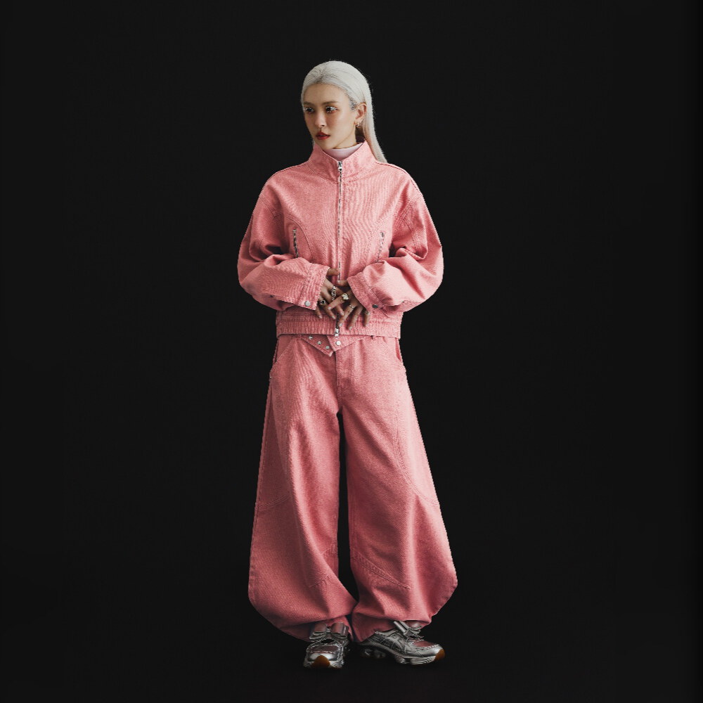 Shift Panel Denim Trousers