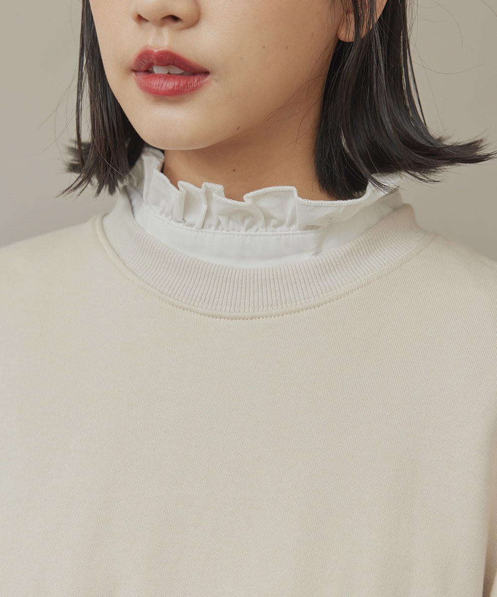 圓領Oversize刺繡大學Tee