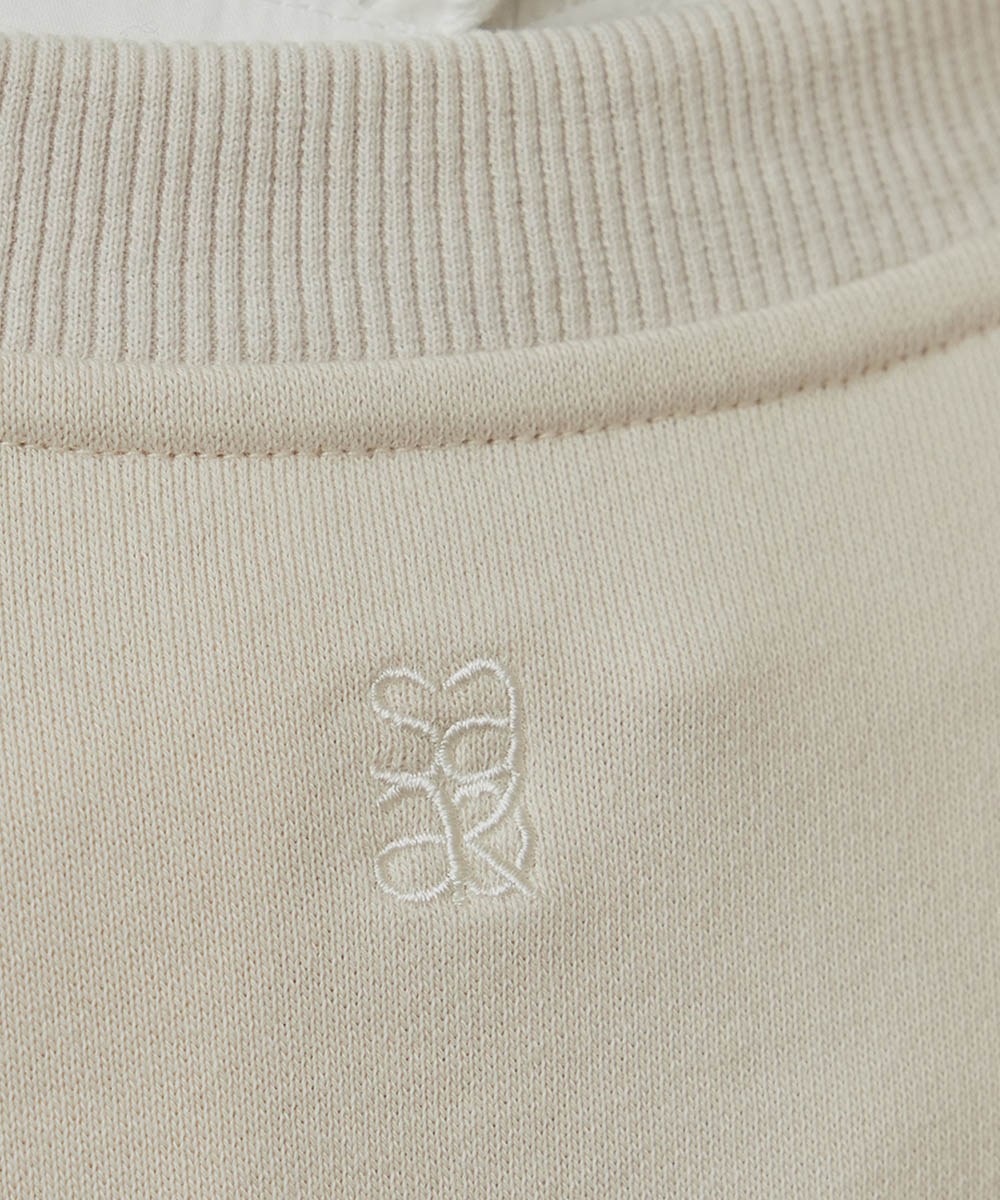 圓領Oversize刺繡大學Tee