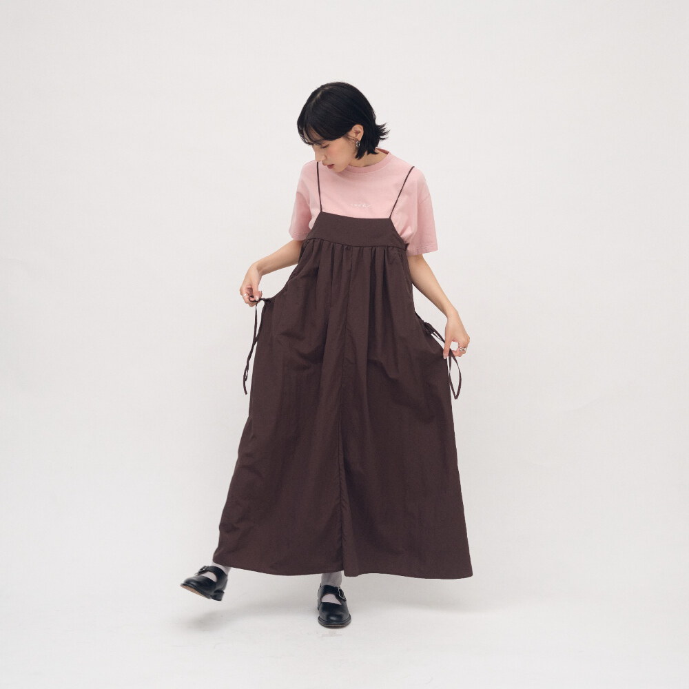SAAKO 刺繡寬鬆水洗tee
