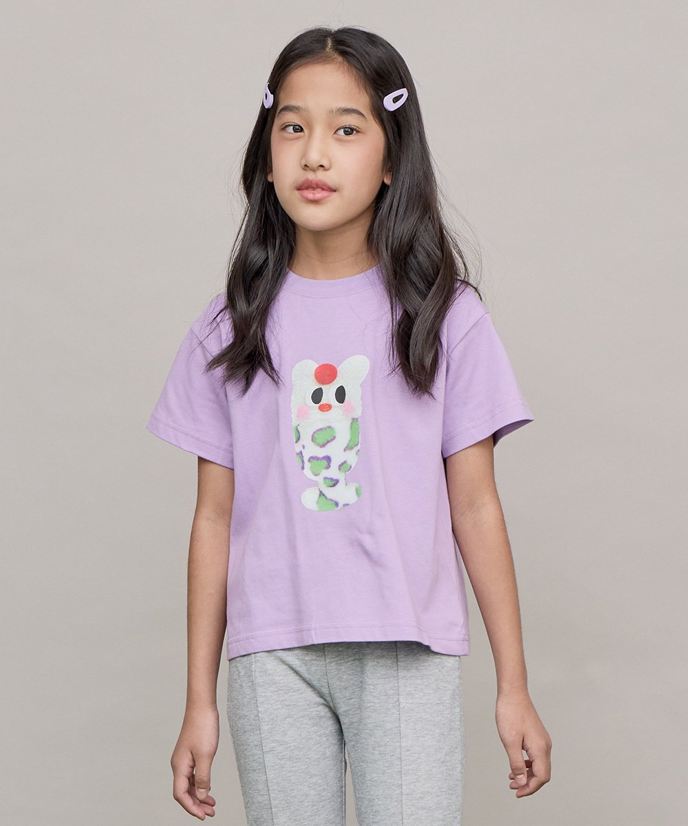 豹紋聖代小兔小童TEE