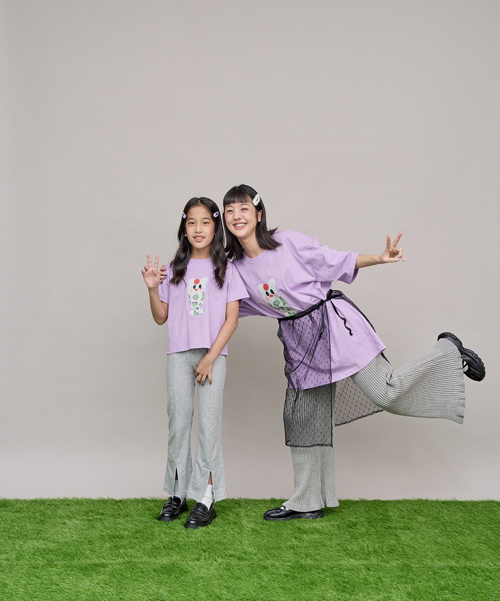 豹紋聖代小兔小童TEE